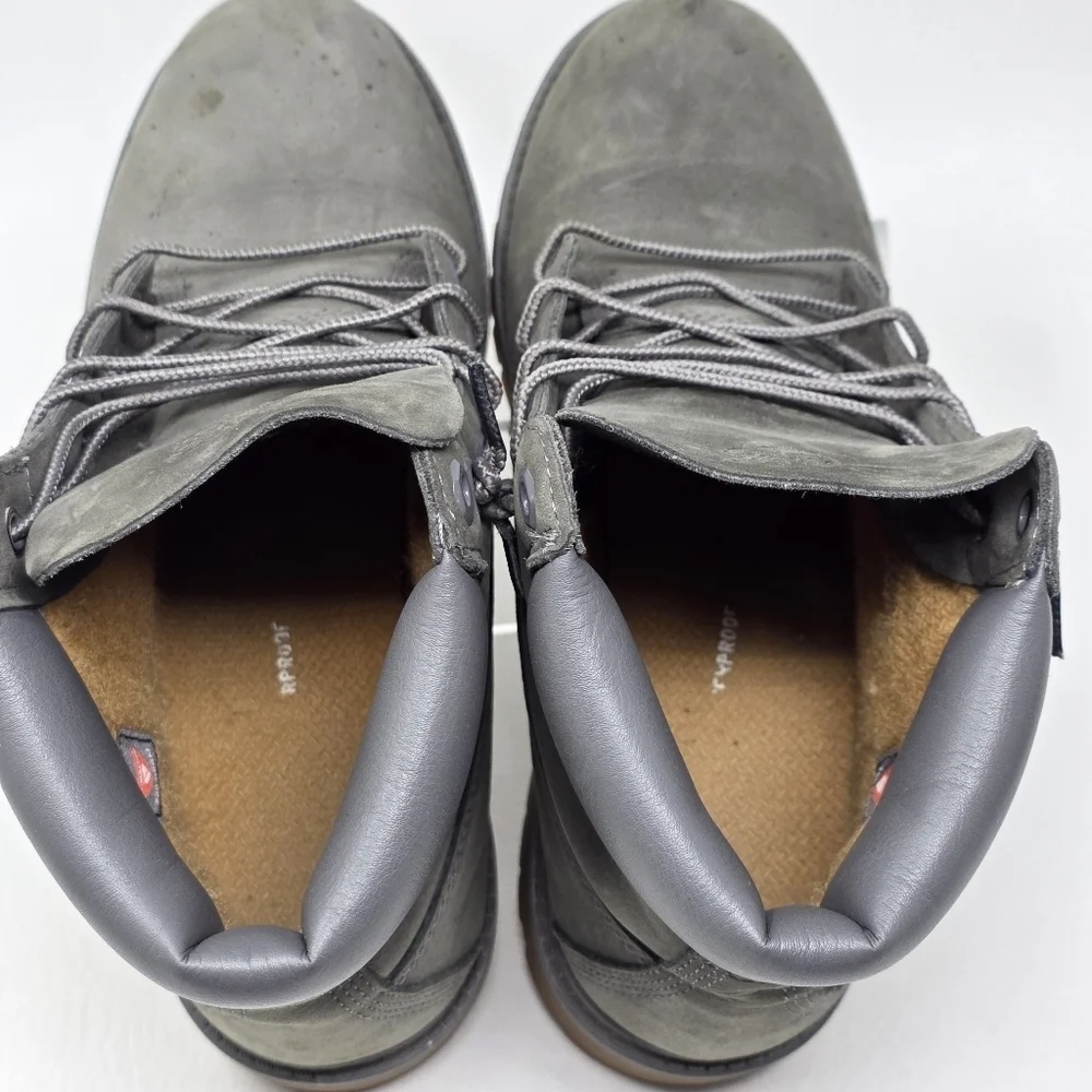 Timberland 6” Premium Waterproof 200G Insulated Boots Olive A0330 Boys US Size 7